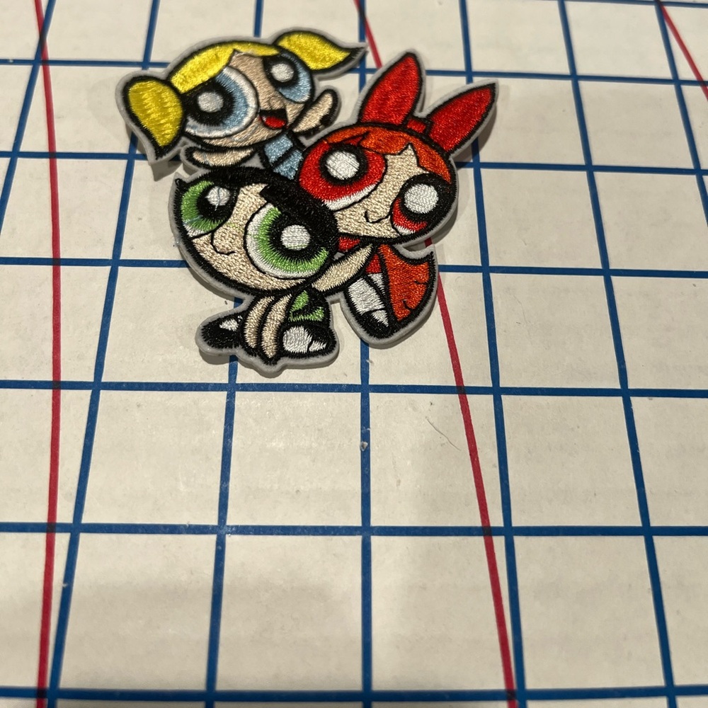 Powerpuff Girls Embroidered Patch